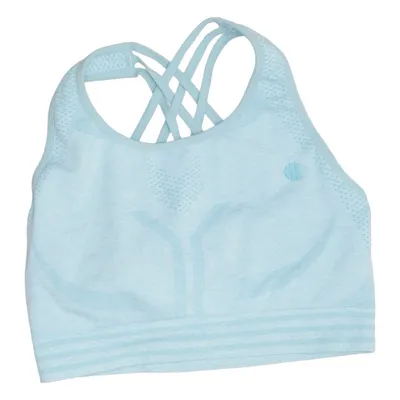 Sports bra (Blue) from Njie Elastane, Polyamide, Polyester