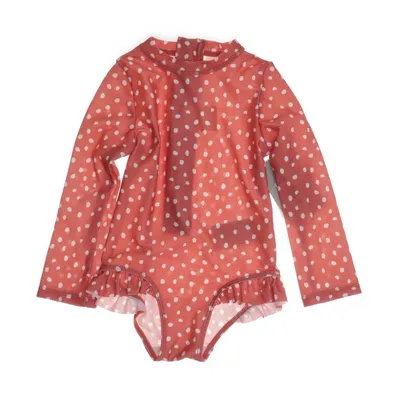 Baddräkt (Röd, Vit) från H&M Elastan, Polyester