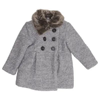 Kappa (Grå) från Young Dimension Pälsimitation, Polyester, Ull