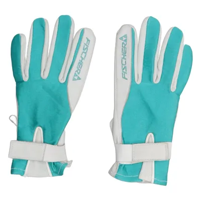 Gants (Turquoise, Blanc) de Fischer Élasthane, Cuir