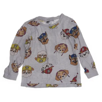 Långärmad t-shirt (Grå, Flerfärgad) från Nickelodeon Bomull, Polyester