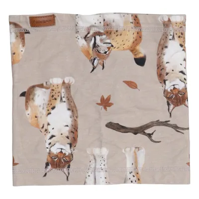 Neck warmer (Beige, Brown) from Walkiddy Elastane, Organic cotton