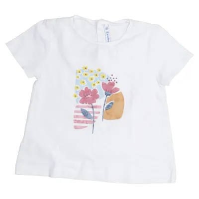 T-shirt (Blanc, Multicolore) de Mayoral Coton, Élasthane