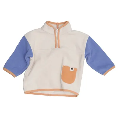 Fleece sweater (Beige, Blue, Orange) from Minimarket Recycled polyester