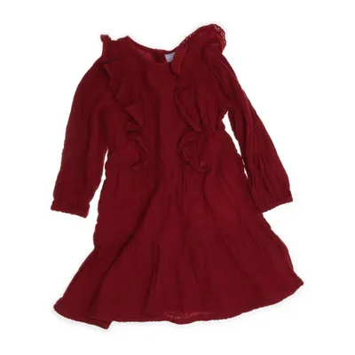 Jurk (Rood) van Lindex Kids Katoen