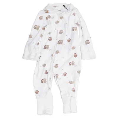 Rompertjes (Wit, Bruin) van Lindex Newborn Katoen