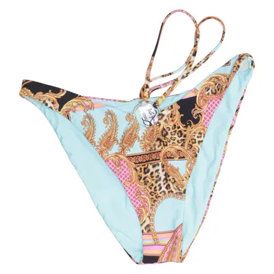 Bas de bikini (Turquoise, Multicolore) de Luli Fama Élasthane, Polyamide
