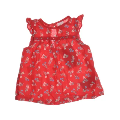 Klänning (Röd, Flerfärgad) från H&M Bomull