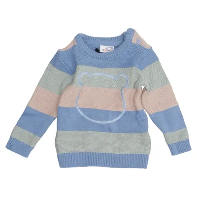 Pull-over (Bleu, Beige, Vert) de Baby Baby Coton, Nylon
