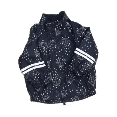 Regenjack (Zwart, Wit) van Kaxs by KappAhl Polyester, Polyurethaan