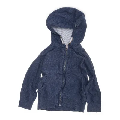 Huvtröja (Blå) från Zara Knitwear Bomull