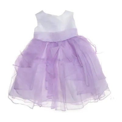 Cocktail dress (White, Purple) from Kid Collection Acetate