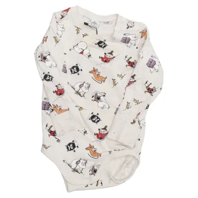 Body (Beige, Multicolored) from Moomin by Lindex Cotton, Elastane