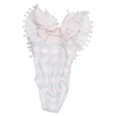 Badpak (Roze, Blauw, Wit) van Livly Elastaan, Polyester