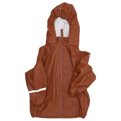 Regenjack (Bruin) van Celavi Polyester, Polyurethaan