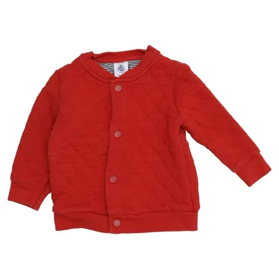 Collegejacka (Röd) från Petit Bateau Bomull, Polyester