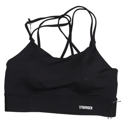 Brassière (Noir) de Stronger Élasthane, Polyester recyclé