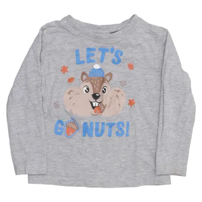 Langarmshirt (Grau, Mehrfarbig) von Infinity Kids Baumwolle, Elasthan
