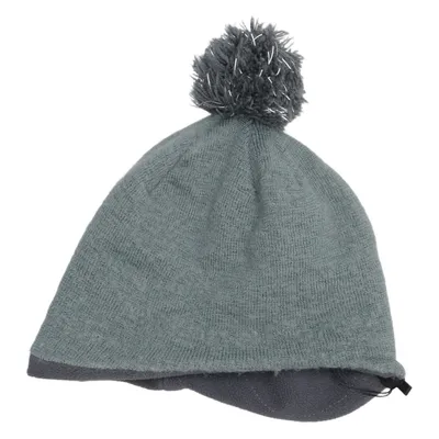 Pompon muts (Grijs) van TCS Acryl, Polyester, Wol