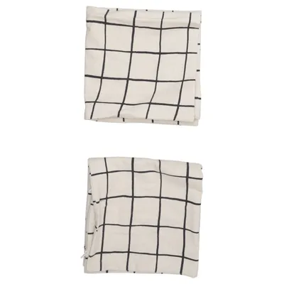 Kuddfodral (Beige, Svart) från H&M Home Bomull