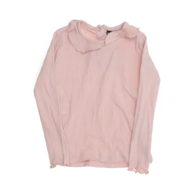 T-shirt à manches longues (Rose) de Kids Coton, Élasthane