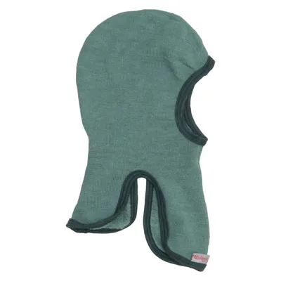 Cagoule (Vert) de Woolpower Laine de mouton, Polyamide, Polyester