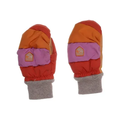 Wanten (Rood, Meerkleurig) van Hestra Polyester, Merinowol, Polyamide