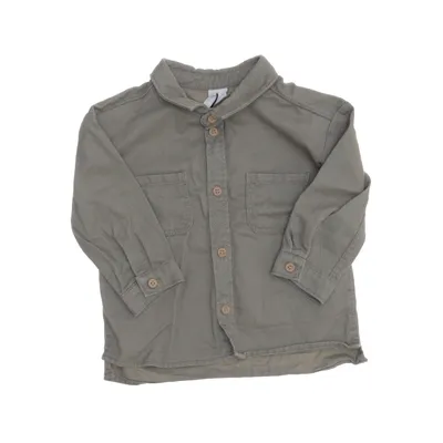 Överskjorta (Grön) från H&M Baby Bomull