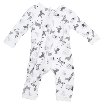 Barboteuse (Blanc, Gris) de Basic You Coton biologique