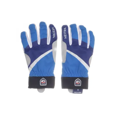 Gants (Bleu, Blanc, Gris) de Hestra Polyester, Polyuréthane