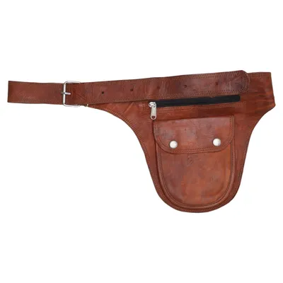 Waist bag (Brown) Leather