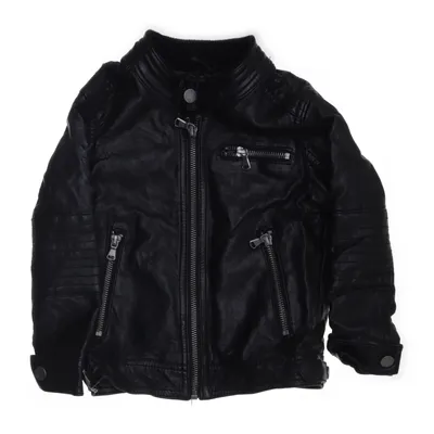 Bikerjacka (Svart) från Lindex Polyester, Polyuretan