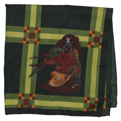 Neckerchief (Green, Brown, Multicolored) from Trevira Polyester