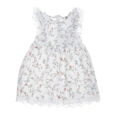 Klänning (Vit, Flerfärgad) från Newbie by KappAhl Bomull, Elastan