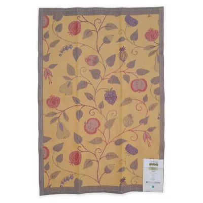 Handduk (Gul, Flerfärgad) från Ekelund Bomull