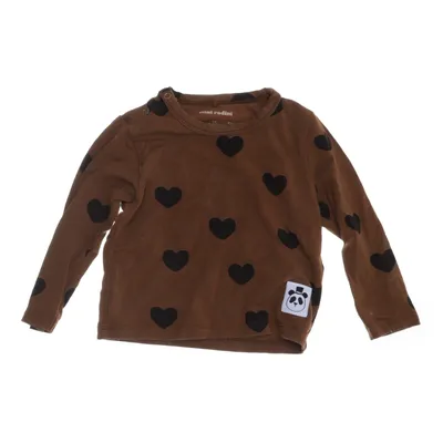 Långärmad t-shirt (Brun, Svart) från Mini Rodini Elastan, Lyocell