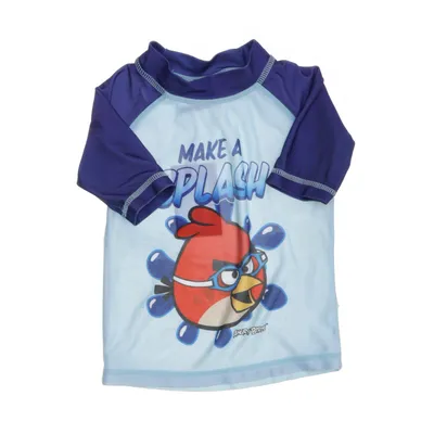 Badtröja (Blå, Svart) från Angry Birds Polyester, Elastan