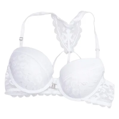 Bra (White) from Vivance Polyamide, Polyester