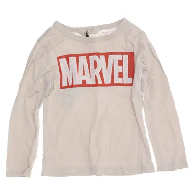 Lange mouwen shirt (Beige, Rood) van H&M x Marvel