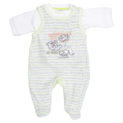 Ensemble (Blanc, Vert) de Ergee Coton, Polyester