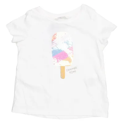 T-shirt (Wit, Meerkleurig) van H&M Katoen