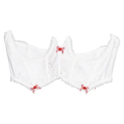 Bustier (Weiß) von For Love & Lemons Elasthan, Polyester