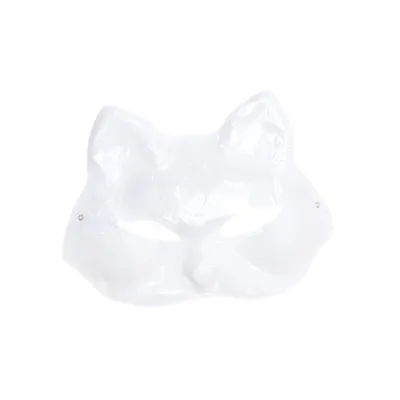 Maskeradmask (Vit)