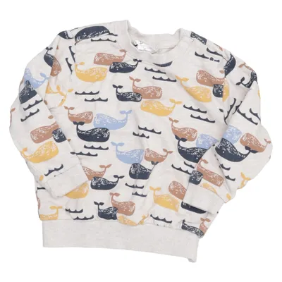 Sweatshirt (Beige, Meerkleurig) van Alana Organisch katoen