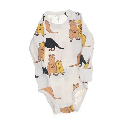Romper (Beige, Meerkleurig) van Lindex Baby Katoen