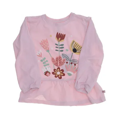 Blouse (Roze, Meerkleurig) van Keiki Organisch katoen, Elastaan