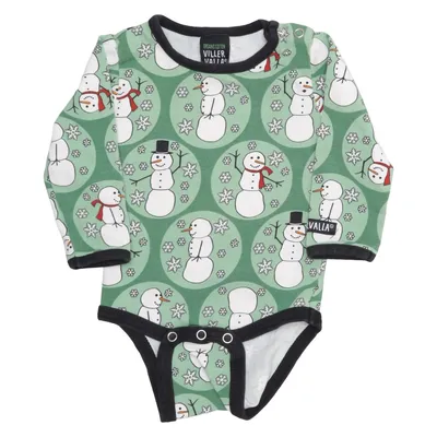 Body (Green, Multicolored) from Villervalla Elastane, Organic cotton