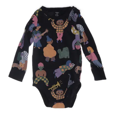 Body (Svart, Flerfärgad) från Lindex Baby Bomull, Elastan
