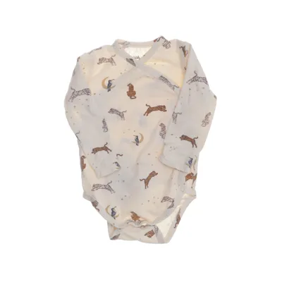 Body (Beige, Flerfärgad) från Konges Sløjd Elastan, Ekologisk bomull