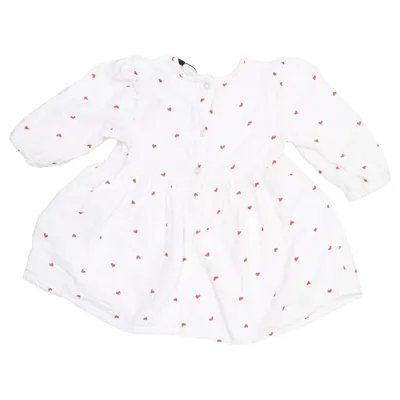 Robe (Blanc, Rouge) de Lindex Baby Coton